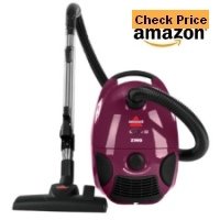 BISSELL Zing Bagged Canister Vacuum, Purple, 4122